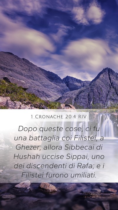 1 Cronache 20:4 RIV Bible Verse Image