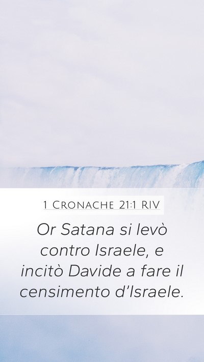 1 Cronache 21:1 RIV Bible Verse Image