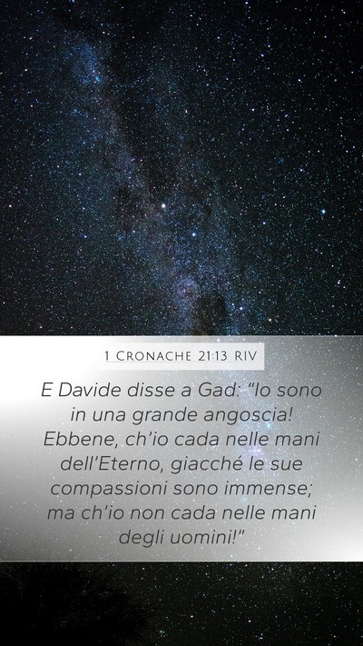 1 Cronache 21:13 RIV Bible Verse Image