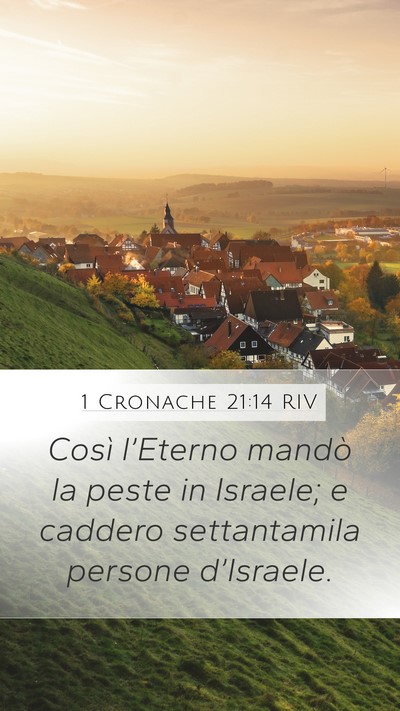 1 Cronache 21:14 RIV Bible Verse Image