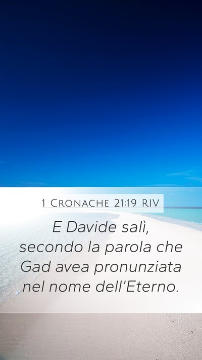 1 Cronache 21:19 RIV Bible Verse Image