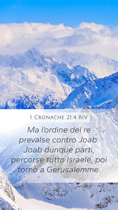 1 Cronache 21:4 RIV Bible Verse Image