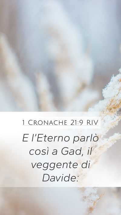 1 Cronache 21:9 RIV Bible Verse Image