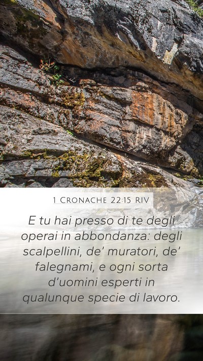 1 Cronache 22:15 RIV Bible Verse Image