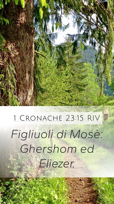 1 Cronache 23:15 RIV Bible Verse Image