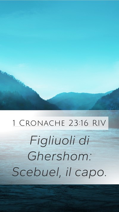 1 Cronache 23:16 RIV Bible Verse Image
