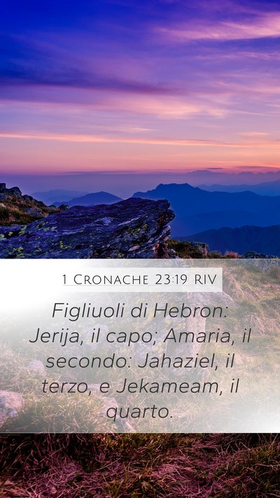 1 Cronache 23:19 RIV Bible Verse Image