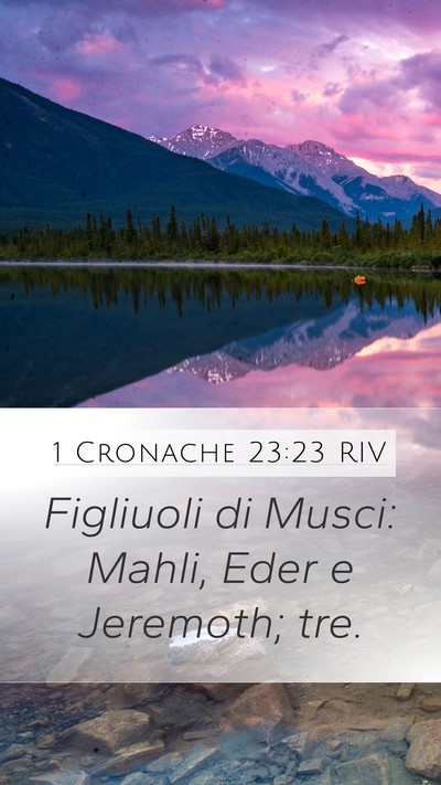 1 Cronache 23:23 RIV Bible Verse Image
