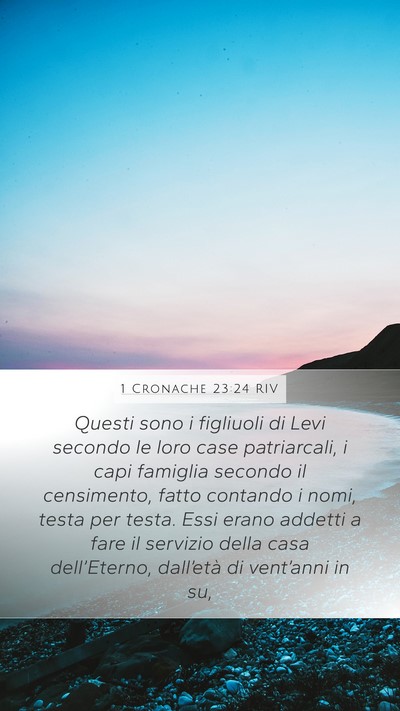 1 Cronache 23:24 RIV Bible Verse Image