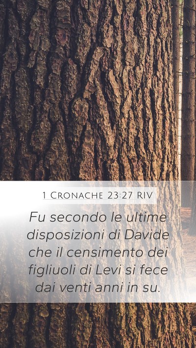 1 Cronache 23:27 RIV Bible Verse Image