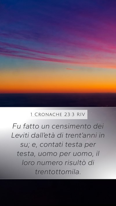 1 Cronache 23:3 RIV Bible Verse Image