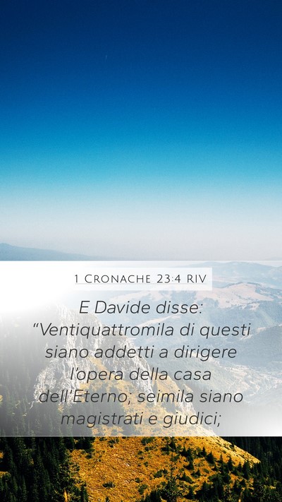 1 Cronache 23:4 RIV Bible Verse Image