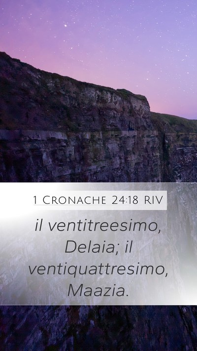 1 Cronache 24:18 RIV Bible Verse Image