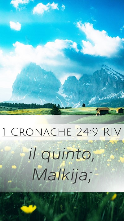 1 Cronache 24:9 RIV Bible Verse Image