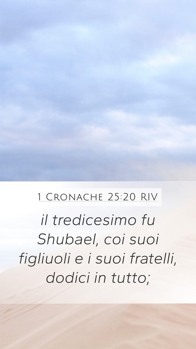 1 Cronache 25:20 RIV Bible Verse Image