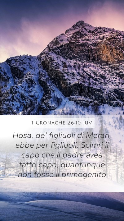 1 Cronache 26:10 RIV Bible Verse Image