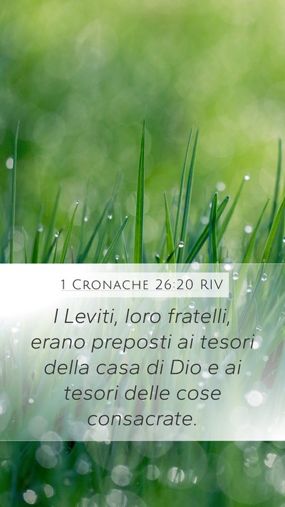 1 Cronache 26:20 RIV Bible Verse Image