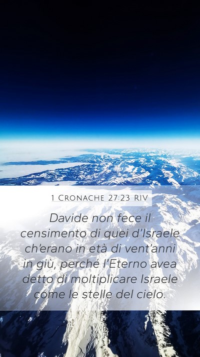 1 Cronache 27:23 RIV Bible Verse Image