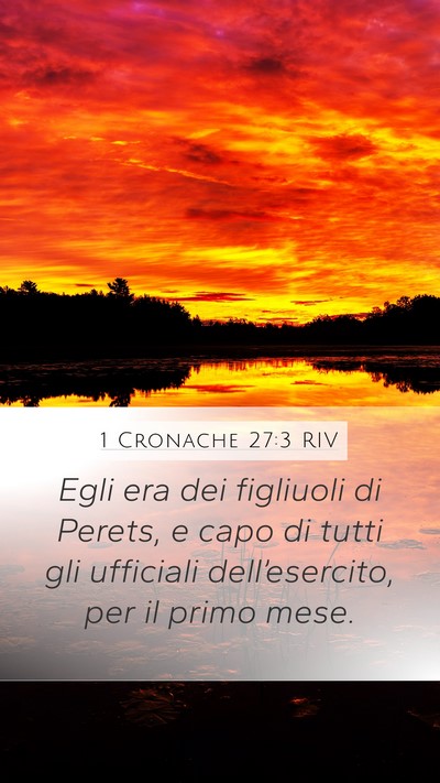 1 Cronache 27:3 RIV Bible Verse Image