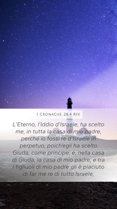 1 Cronache 28:4 RIV Bible Verse Image