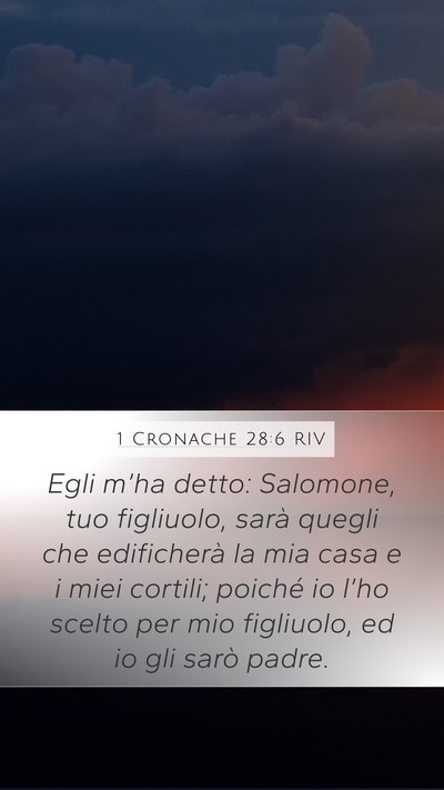 1 Cronache 28:6 RIV Bible Verse Image