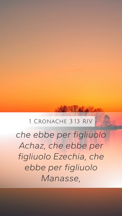 1 Cronache 3:13 RIV Bible Verse Image