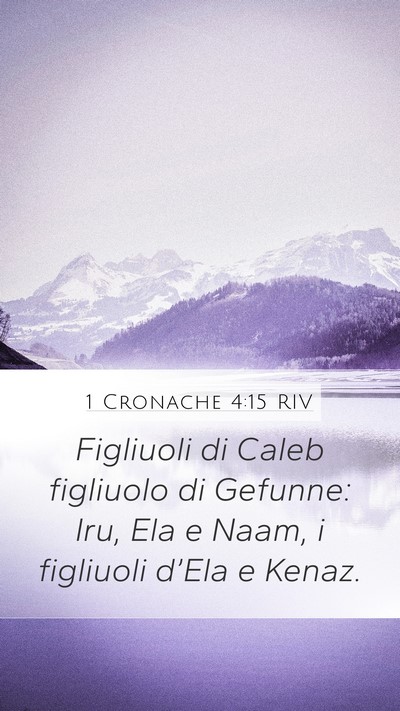 1 Cronache 4:15 RIV Bible Verse Image