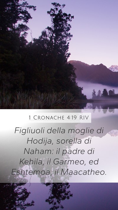 1 Cronache 4:19 RIV Bible Verse Image
