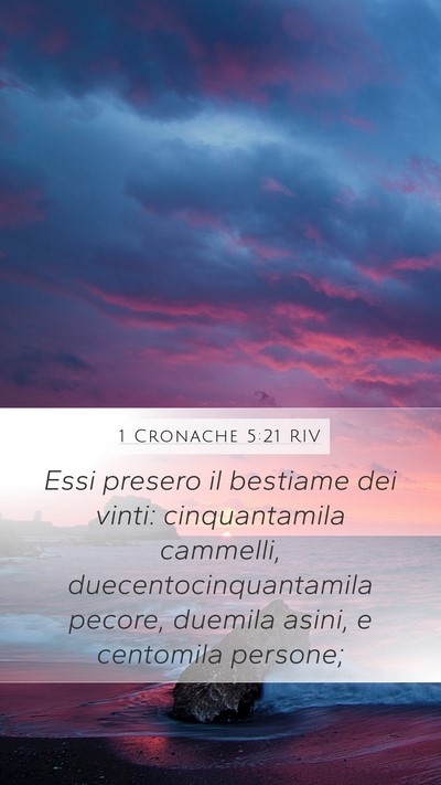1 Cronache 5:21 RIV Bible Verse Image