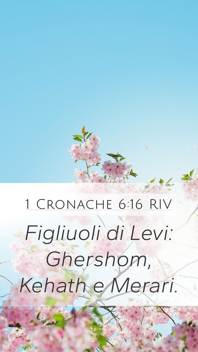 1 Cronache 6:16 RIV Bible Verse Image