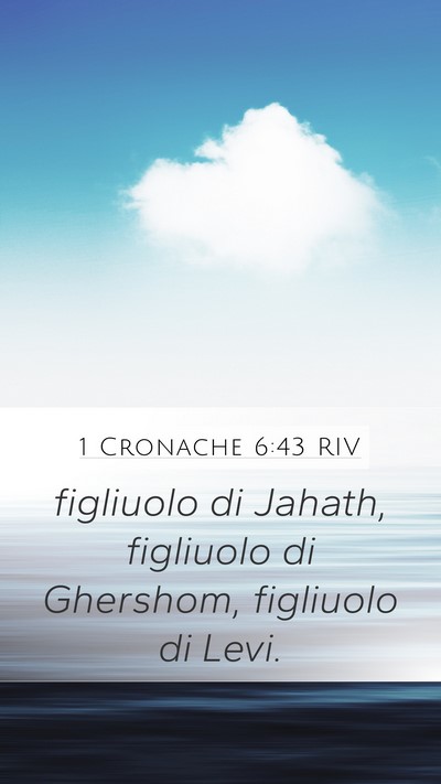 1 Cronache 6:43 RIV Bible Verse Image