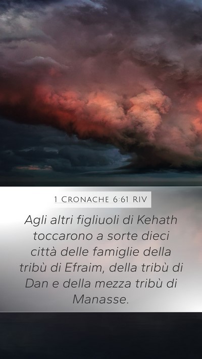 1 Cronache 6:61 RIV Bible Verse Image