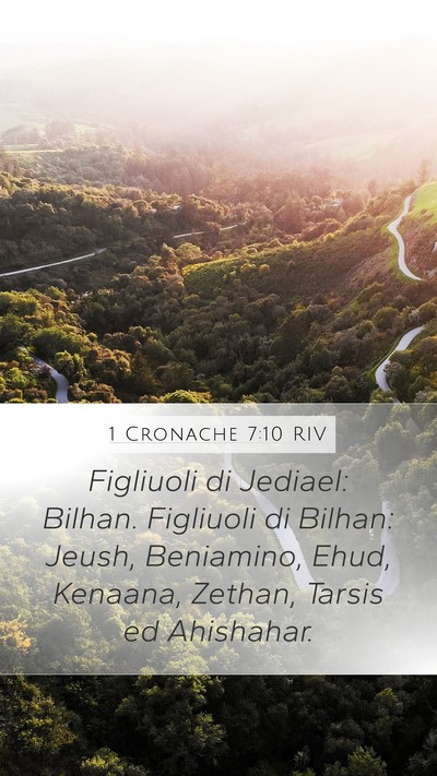 1 Cronache 7:10 RIV Bible Verse Image