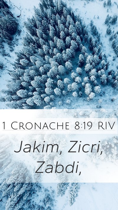 1 Cronache 8:19 RIV Mobile Phone Wallpaper - Jakim, Zicri, - Mobile Bible Verse Wallpaper