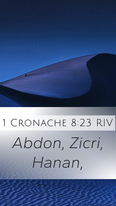 1 Cronache 8:23 RIV Mobile Phone Wallpaper - Abdon, Zicri, - Mobile Bible Verse Wallpaper
