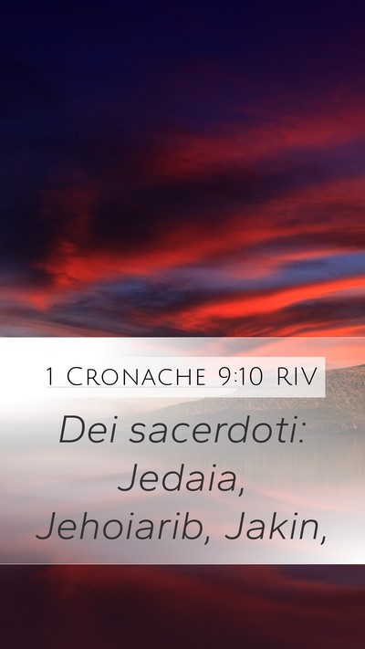 1 Cronache 9:10 RIV Bible Verse Image