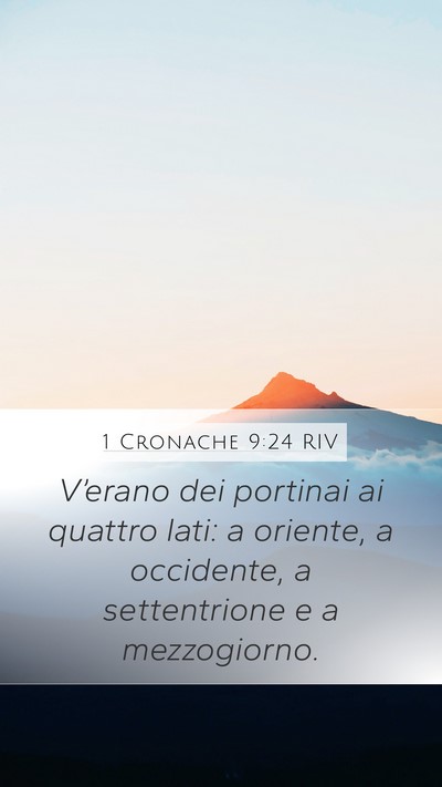1 Cronache 9:24 RIV Bible Verse Image