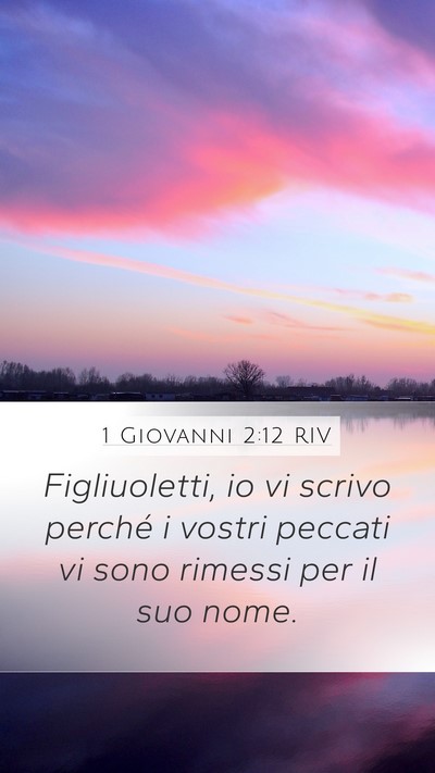 1 Giovanni 2:12 RIV Bible Verse Image