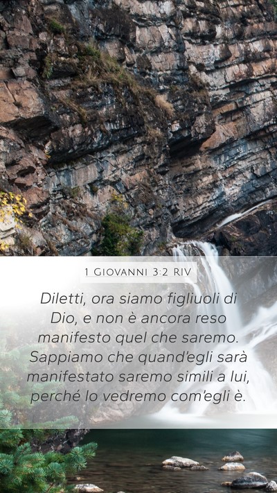 1 Giovanni 3:2 RIV Bible Verse Image