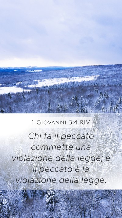 1 Giovanni 3:4 RIV Bible Verse Image