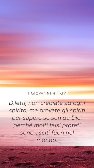 1 Giovanni 4:1 RIV Bible Verse Image