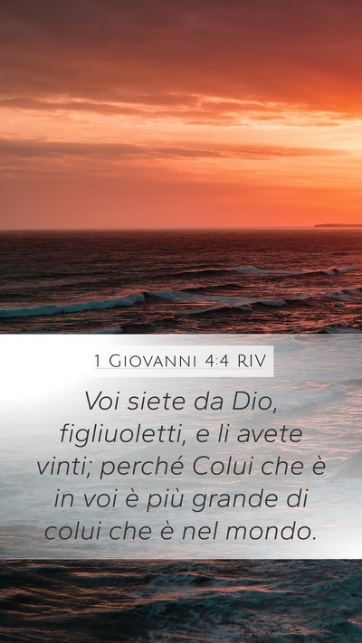1 Giovanni 4:4 RIV Bible Verse Image
