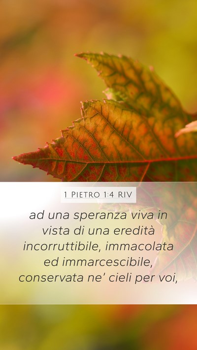 1 Pietro 1:4 RIV Bible Verse Image