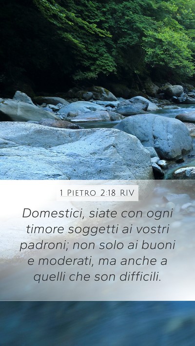 1 Pietro 2:18 RIV Bible Verse Image