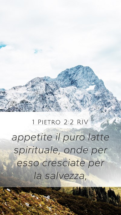 1 Pietro 2:2 RIV Bible Verse Image