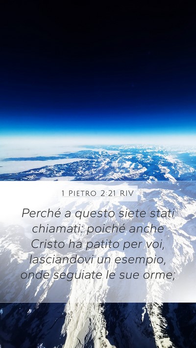 1 Pietro 2:21 RIV Bible Verse Image