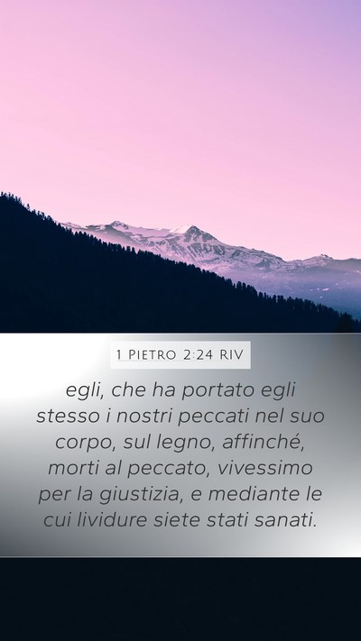 1 Pietro 2:24 RIV Bible Verse Image
