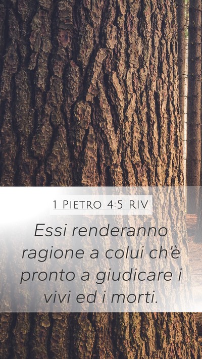 1 Pietro 4:5 RIV Bible Verse Image