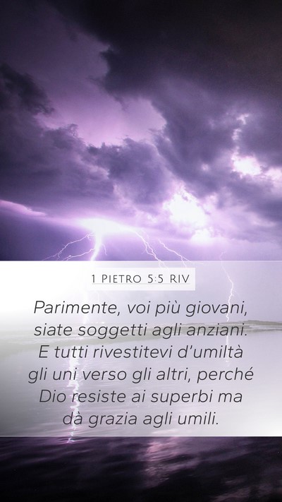 1 Pietro 5:5 RIV Bible Verse Image