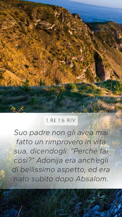 1 Re 1:6 RIV Bible Verse Image